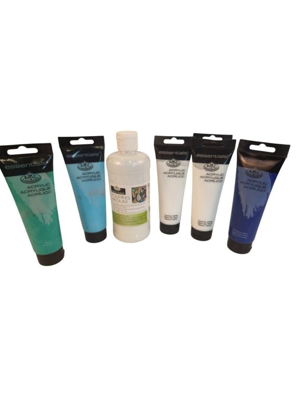 Royal & Langnickel Acrylic Paint Set With Pouring Medium